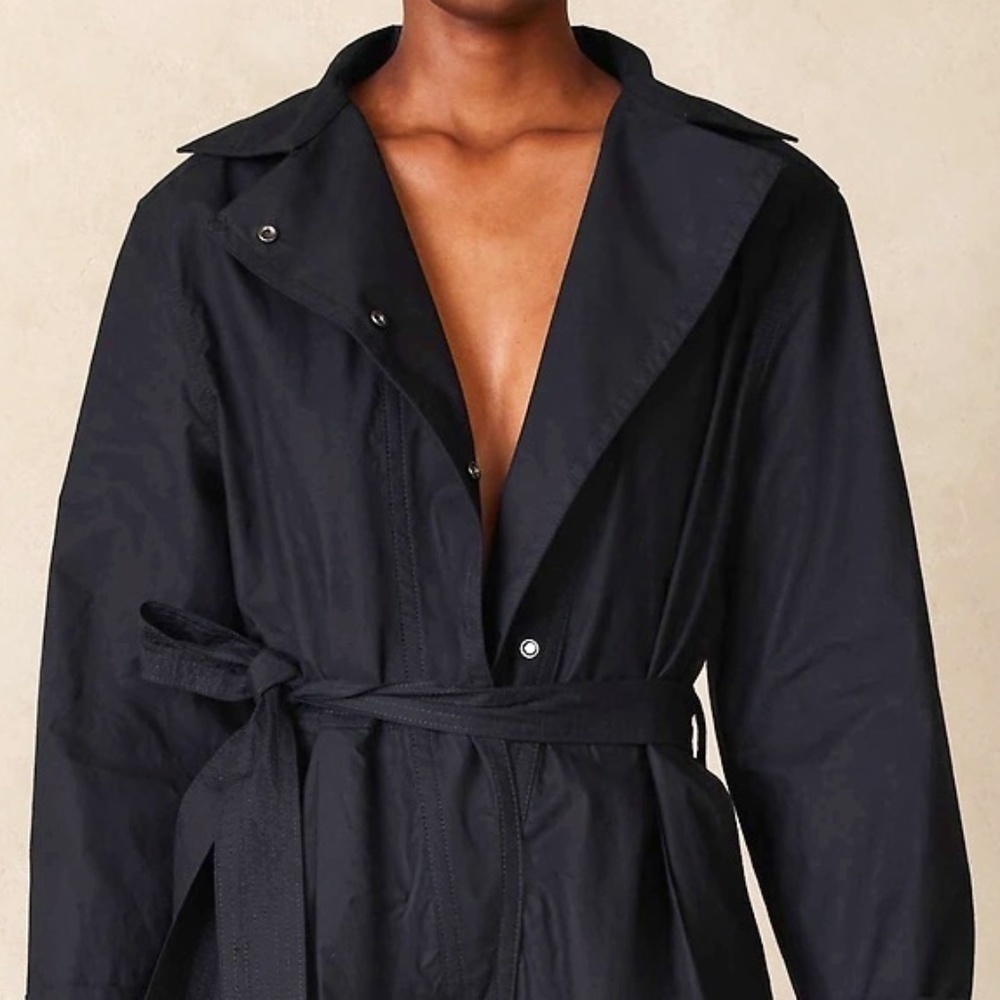 Banana Republic Poplin Jumpsuit in Black NWT - Picture 6 of 16